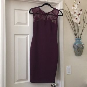 Kardashian Kollection Plum Dress